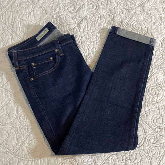 AG The Stevie Rollup Ankle Blue Jeans, 29R - Picture 7 of 11